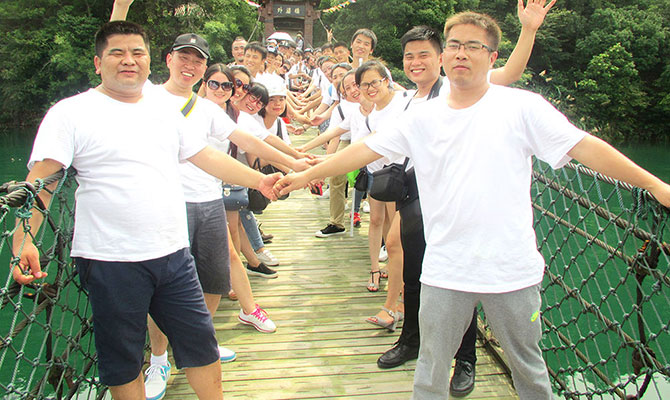 馬鞍山物聯網卡平臺之搜浪團隊柘林湖出游
